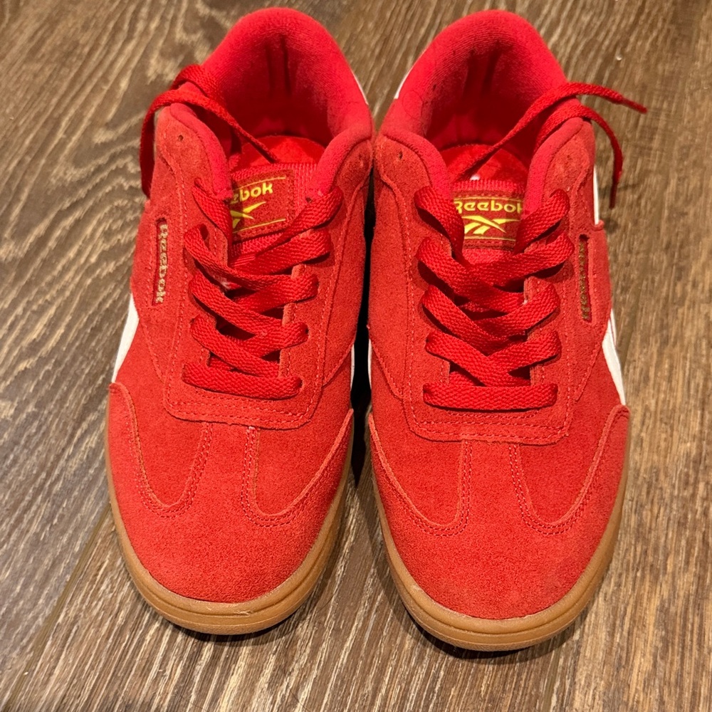 Reebok Classic Red and White Sneakers